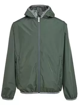 Boys, Pyrenex Lightweight Hooded Jacket - Khaki, Size 10 Years