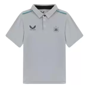 Castore NUFC Travel Polo Shirt Junior Boys - Grey