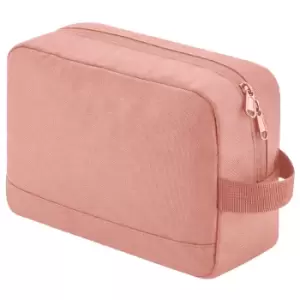 Bagbase Essentials Recycled Toiletry Bag (One Size) (Blush Pink)