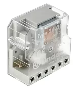 Finder, 12V ac Coil Latching Relay SPNO, 10A Switching Current Panel Mount Single Pole, 26.01.8.012.0000