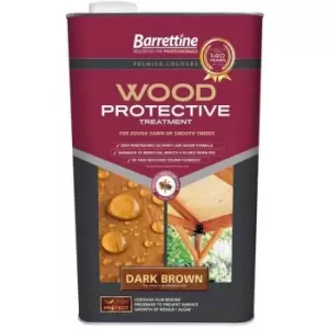 Barrettine - Nourish & Protect Wood Protective Treatment Dark Brown 5L