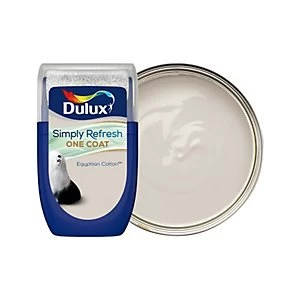Dulux Simply Refresh One Coat Egyptian Cotton Matt Emulsion Paint 30ml
