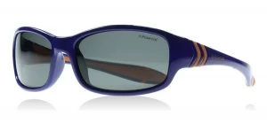Polaroid Junior PLD8000/S Sunglasses Blue / Orange T19 Polariserade 50mm