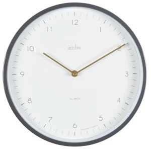 Acctim Bronx 30cm Wall Clock - Grey