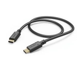 Hama Charging/Data Cable, USB Type-C - USB Type-C, 1.0 m Black