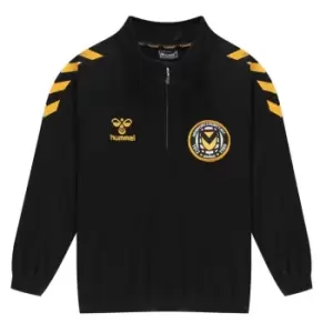 Hummel Newport County quarter Zip Sweater Juniors - Black