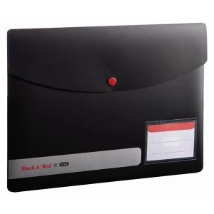 Black n Red by Elba A4 Snap Polypropylene Covered Wallets Opaque Pack of 5 OFFER Buy One Get One FREE Jan Dec 2019