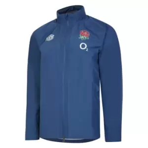 Umbro England Rugby Rain Jacket Adults - Blue