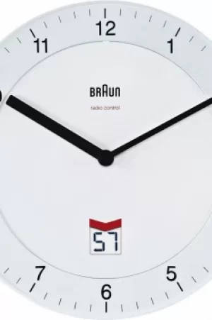 Braun Clocks Wall Radio Controlled BNC006WHWH-MSF