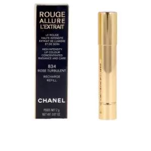 CHANEL ROUGE ALLURE L EXTRAIT lipstick recharge #rose turbulent-834