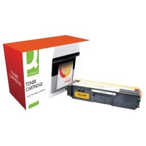 Q-Connect Brother Remanufactured Yellow Laser Toner Ink Cartridge High Capacity