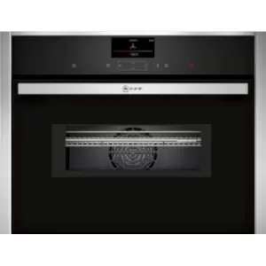 Neff C27MS22H0B N 90 Built-in compact oven with microwave function 60 x 45cm Stainless steel