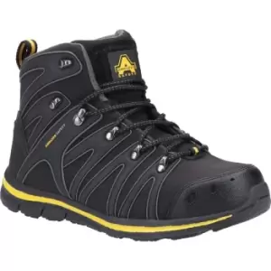 Amblers Mens Edale AS254 Safety Boots (12 UK) (Black/Yellow) - Black/Yellow