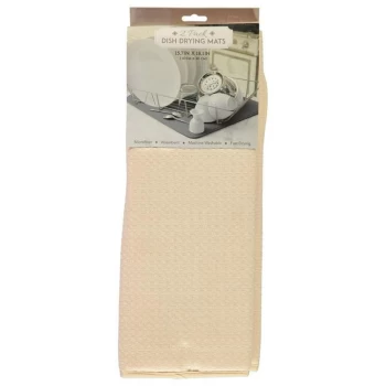 Stanford Home 2 Pack Dish Drying Mats - Cream