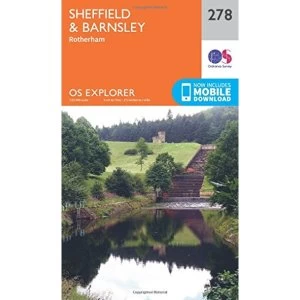 Sheffield and Barnsley Sheet map, folded 2015