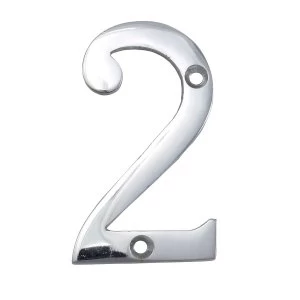 Select Hardware Chrome House Number 2