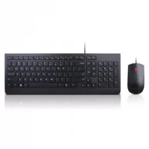 Lenovo Essential Wired Keyboard Optical Mouse 1600dpi Combo Set US English
