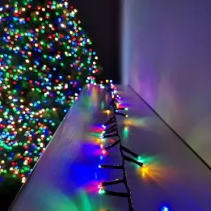 Jingles - 1000 LED 25m UltraBrite Multi Function Christmas Tree Lights Timer Multicolour
