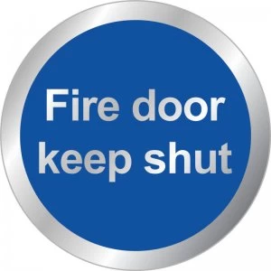 Signslab 76mm Fire Door Keep Shut Rds15