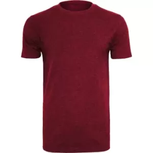 Build Your Brand Mens T-Shirt Round Neck (3XL) (Burgundy)