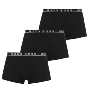 Boss 3 Pack Logo Boxer Shorts - Black