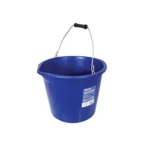 Faithfull Builder's Industrial Bucket 14 Litre (3 Gallon) - Blue FAI3GBUCKIN
