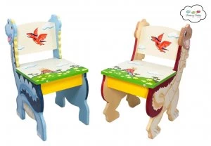 Fantasy Fields Dinosaur Table and Chairs Set.