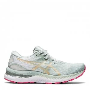 Asics Gel Nimbus 23 Running Shoes Ladies - Grey/Gold