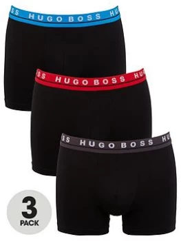 BOSS Bodywear 3 Pack Boxer Briefs - Black Size XL Men