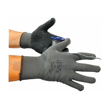 801-MAT Matrix D Palm-side Coated Grey Gloves - Size 7 - Polyco