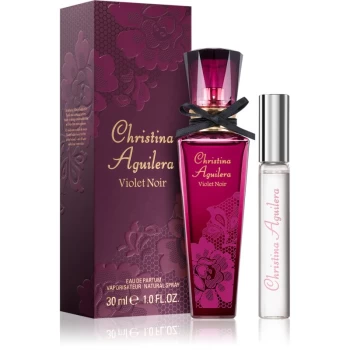 Christina Aguilera Violet Noir Gift Set 30ml Eau de Parfum + 10ml Eau de Parfum
