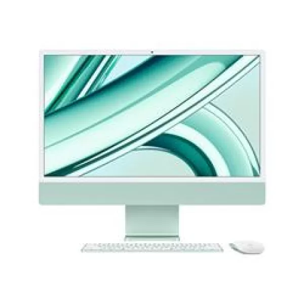 Apple 24-inch iMac with Retina 4.5K display: M3 chip 8-core CPU and 10-core GPU 512GB SSD - Green