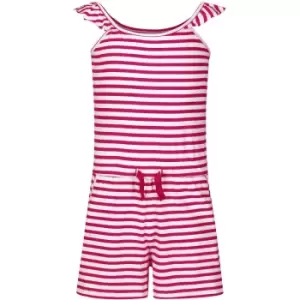 Regatta Girls Dorsey Coolweave Organic Cotton Playsuit 7-8 Years - Chest 63-67cm (Height 122-128cm)