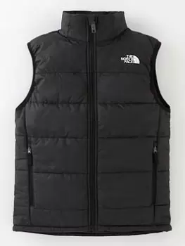 Boys, The North Face Teen Never Stop Synthetic Gilet - Black, Size S=7-8 Years