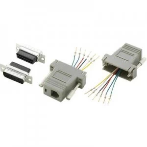 D SUB adapter D SUB plug 15 pin RJ12 socketConrad Components1 pcs