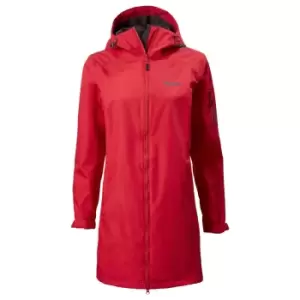 Musto Womens Sardinia Waterproof Long Rain Jacket RED 10