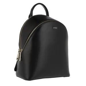 DKNY Bryant Sutton Medium Backpack - Black/Gold, Women