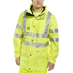 BSeen High Visibility Carnoustie Jacket Small Saturn Yellow Ref CARSYS