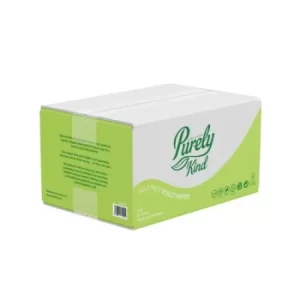 Purely Kind Toilet Paper Bulk Pack For Dispensers 2Ply Plastic Free Pa