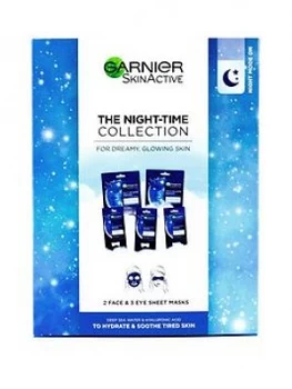 Garnier Garnier Moisture Bomb Night-Time Sheet Mask Collection With Deep Sea Water And Hyaluronic Acid