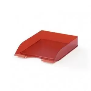 Durable Letter Tray Basic Transparent Red