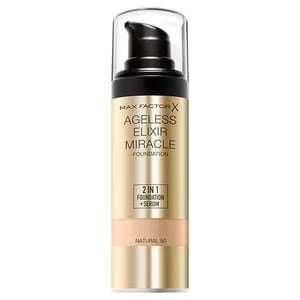 Max Factor Ageless Elixir Miracle Foundation 2In1 50 Natural Nude