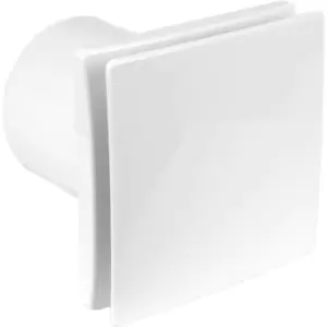 Airvent 100mm Tile Extractor Fan Timer in White ABS