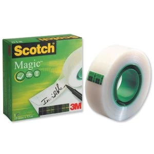 Scotch Magic 810 19mm x 33m Invisible Tape Matte finish Clear