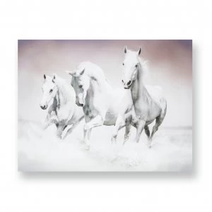 Art for the Home Galloping Waves Printed Canvas