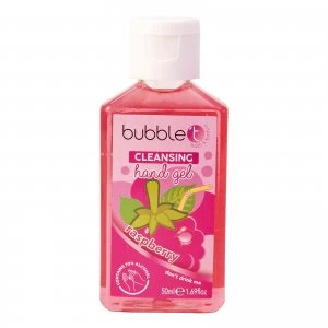 Bubble T Hand Cleansing Gel - Raspberry 50ml