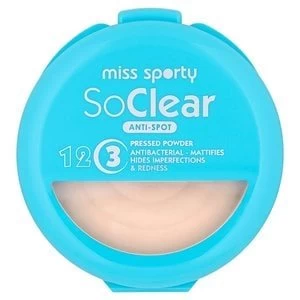 Miss Sporty So Clear Powder Transparent Nude
