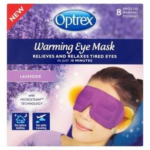 Optrex Warming Lavender Eye mask 8 Single Uses
