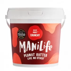 ManiLife Deep Roast Crunchy Peanut Butter 1kg