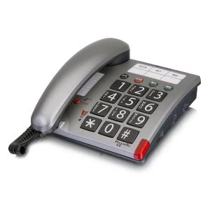 Amplicomms PowerTel 46 Big-Button Amplified Corded Phone